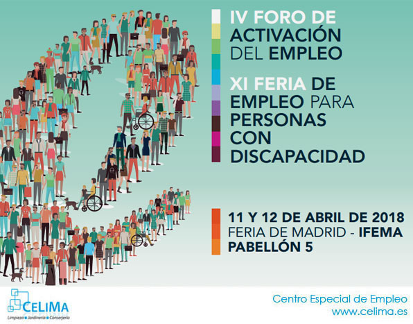 XI Feria de Empleo para Personas con Discapacidad. 11 y 12 de abril en IFEMA, Madrid