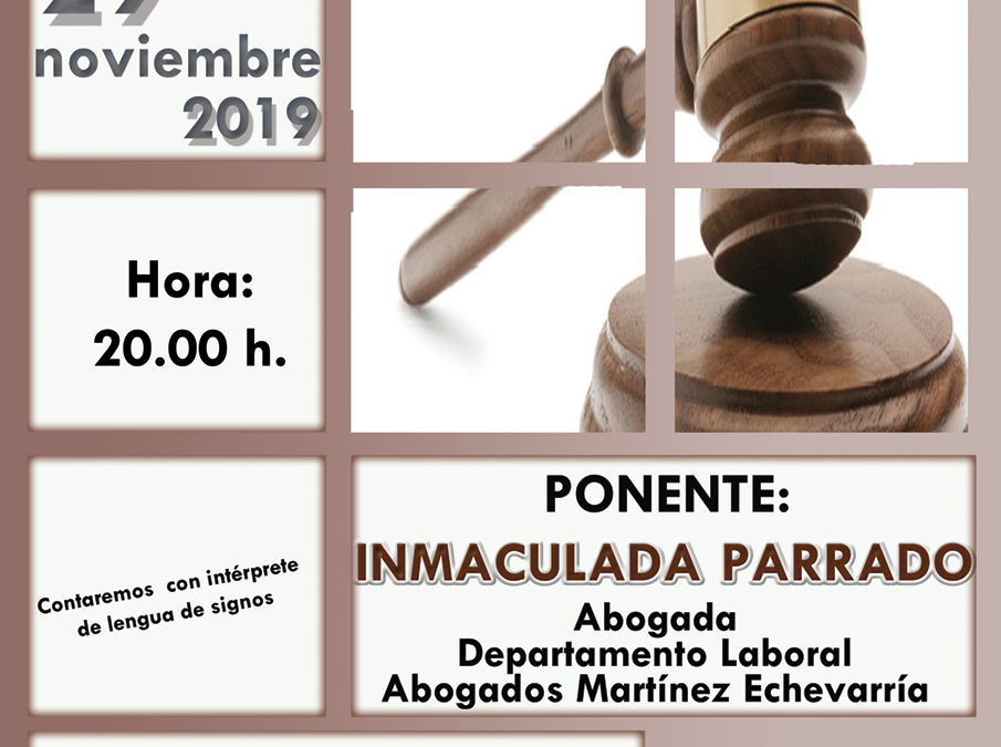 Conferencia sobre incapacidad laboral